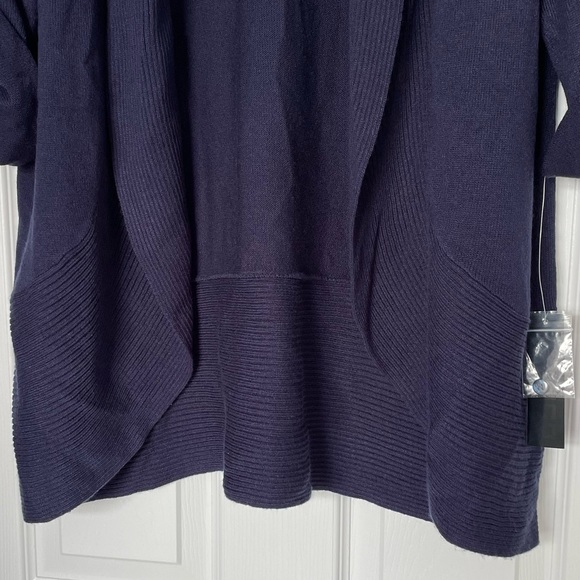 Bianca Nygard Half Sleeve Light Cardigan Sweater, Blue, Size 1X (14-16), NEW - Picture 5 of 7